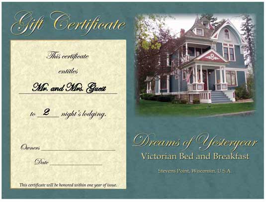 Gift Certificates