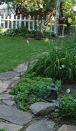 A Victorian tradition - perennials that may still be coming up a hundred years from now.