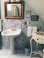 The Heritage Suite bathroom - a private retreat for pampering yourself during your stay.