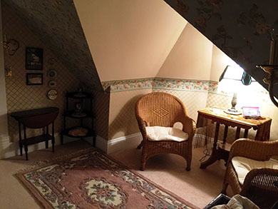 The Heritage Suite gets its name because it is decorated with nostalgia from Stevens Point's history.