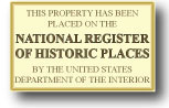 Our bed and breakfast is listed on the National Register of Historic Places